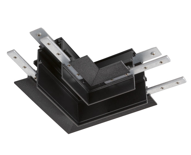 L-Verbinder mech. 48V TRACK f EB-Schiene tief rechts sw