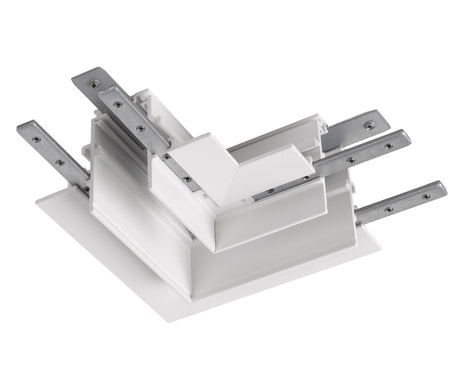 L-Verbinder mech. 48V TRACK f EB-Schiene tief rechts ws