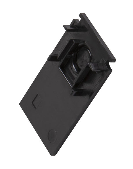 Endkappe für Aufbauschiene tief, 48V TRACK, schwarz