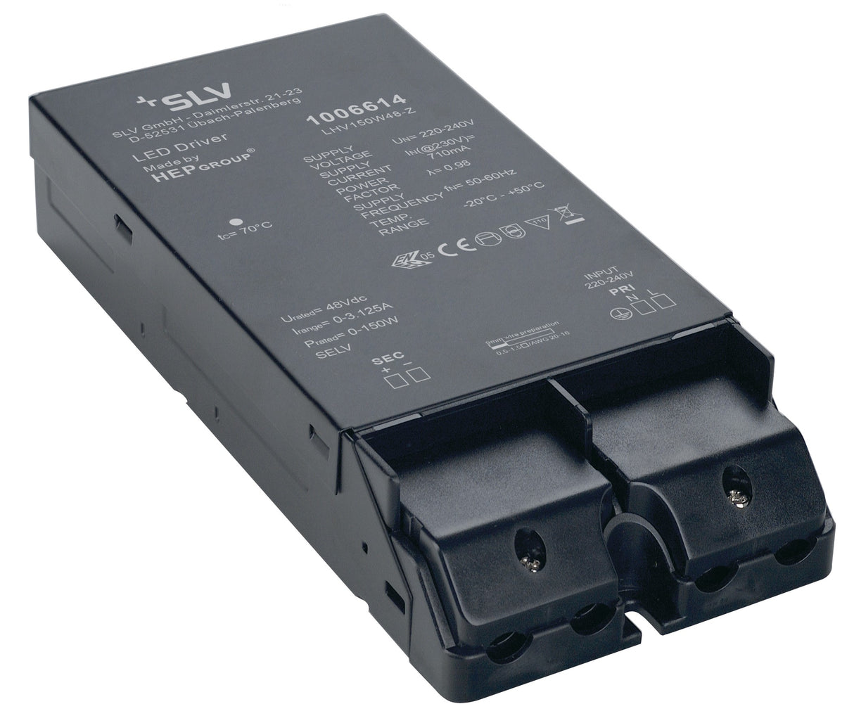 LED Netzteil, 48V 150W schwarz
