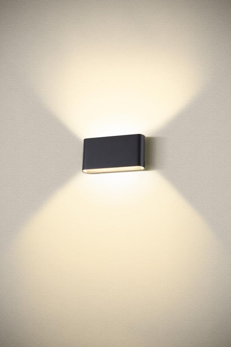 OVAL 18 WL, Wandaufbauleuchte 2700/3000K, 10W, schwarz