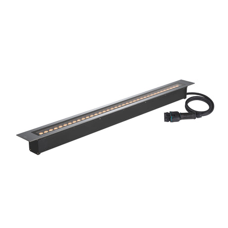 DASAR 1200, 34W, 3000K, IP65/IP67, quadratisch, edelstahl