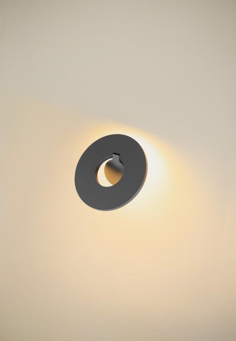I-RING, Wandaufbauleuchte, 9,2W, 3000K, anthrazit
