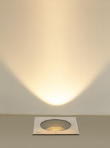 DASAR XL RL eckige Abdeckung 24° 3000K, edelstahl