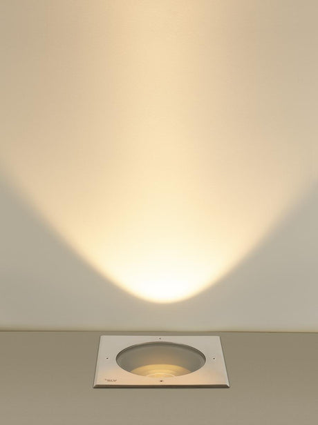 DASAR XL RL eckige Abdeckung 24° 3000K, edelstahl