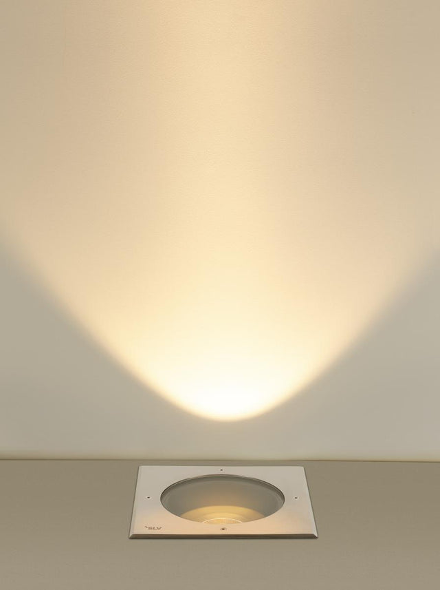 DASAR XL RL eckige Abdeckung 24° 3000K, edelstahl