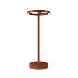 VINOLINA ONE Tischleuchte, Akku, IP54, 2700K, TOUCH, rost