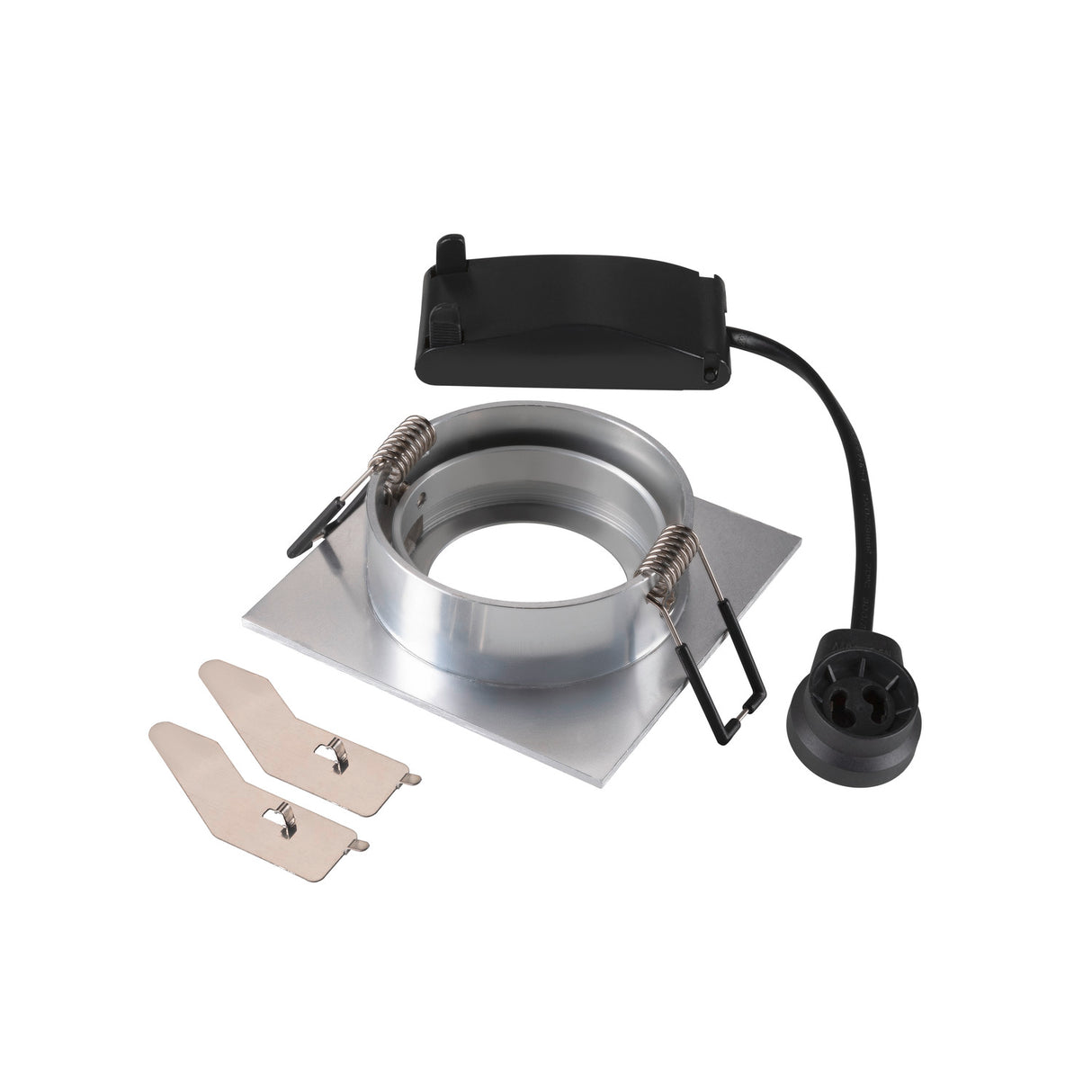 NEW TRIA 68, quadratisch, max. 10W GU10, aluminium
