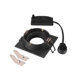 NEW TRIA 75, quadratisch, max. 10W GU10, schwarz