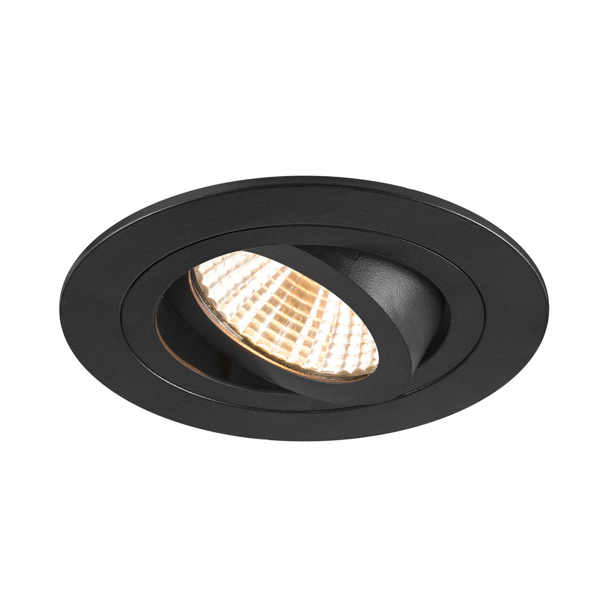 NEW TRIA 75, 3000K, 38°, IP20, rund, schwarz