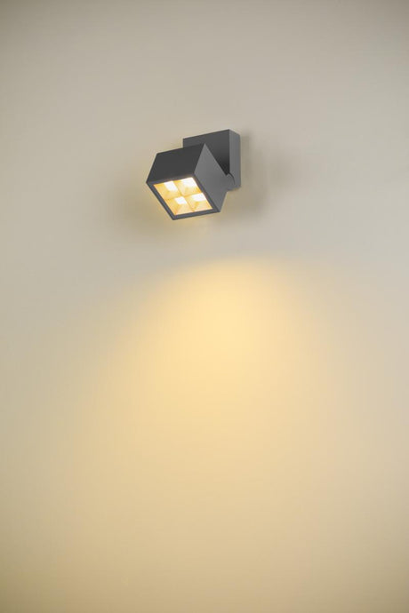 S-CUBE, 2700/3000K, 15W, PHASE, 80°, anthrazit