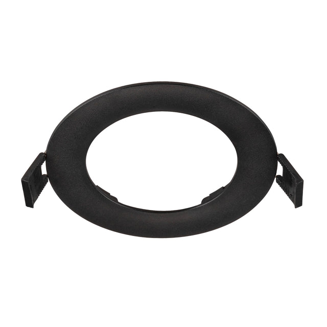 DOWNLIGHT V 100, flache Abdeckung schwarz