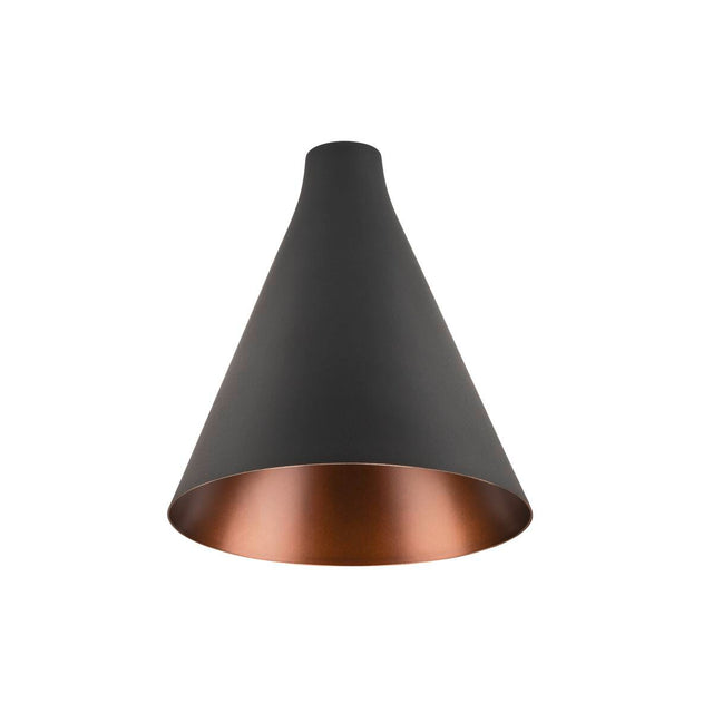 LALU CONE 15, Mix&Match, H:17 cm, schwarz/bronze