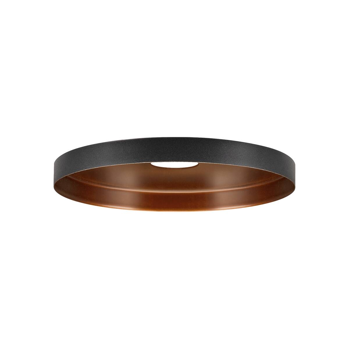 LALU PLATE 15, Mix&Match, H:1.5 cm, schwarz/bronze