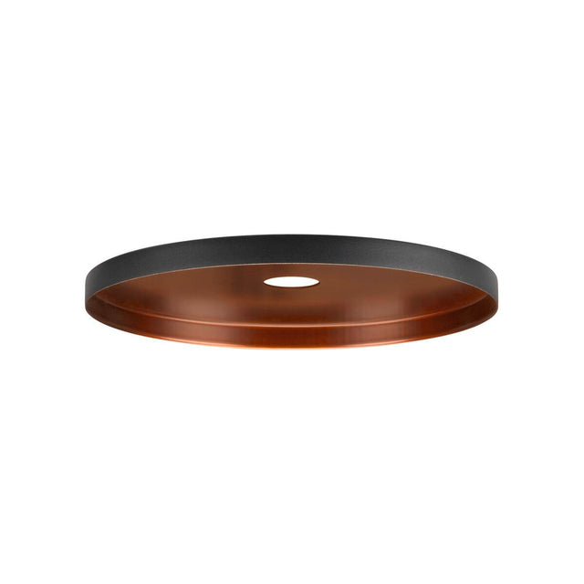 LALU PLATE 22, Mix&Match, H:1.5 cm, schwarz/bronze