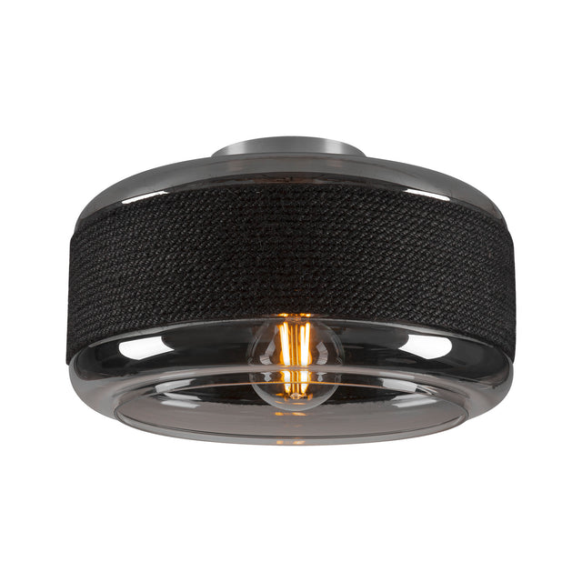 PANTILO ROPE 27, zylindrisch, 1x max. 15W E27, silber