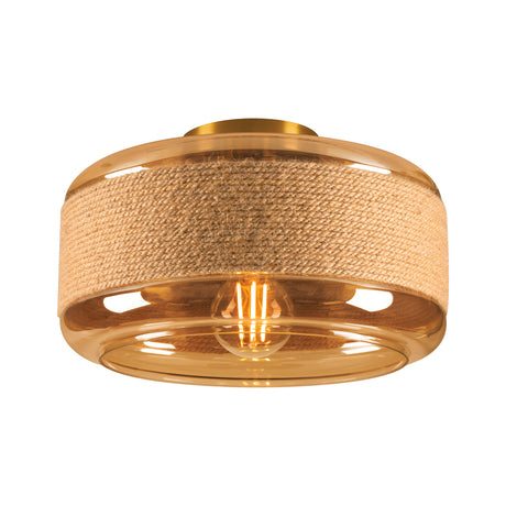 PANTILO ROPE 27, zylindrisch, 1x max. 15W E27, gold