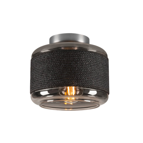 PANTILO ROPE 19, zylindrisch, 1x max. 15W E27, silber