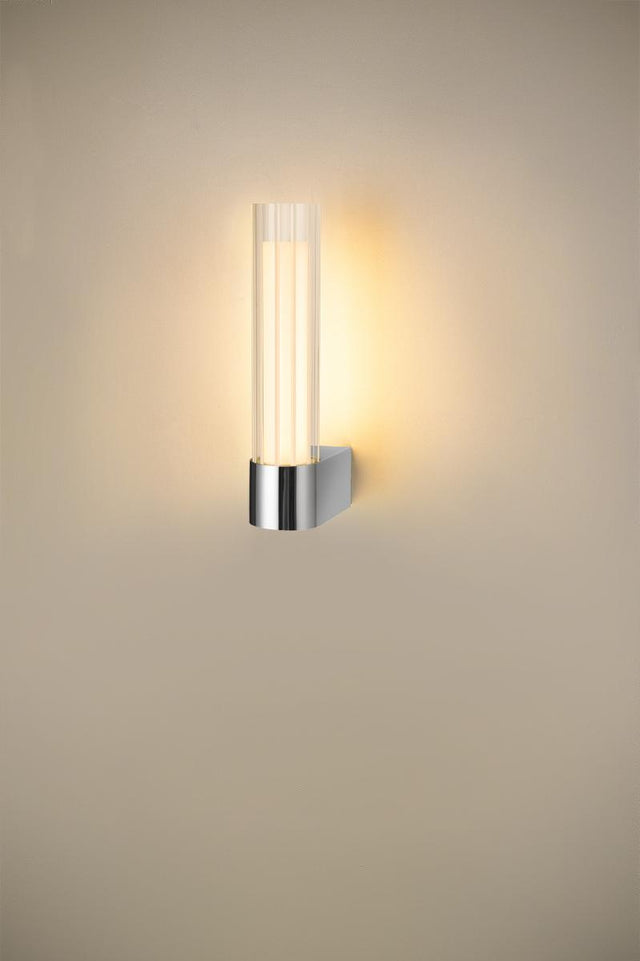 LYGANT single, Wandaufbauleuchte, 3000K, 8W, chrom