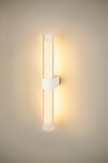 LYGANT double, Wandaufbauleuchte, 3000K, 11W, weiß