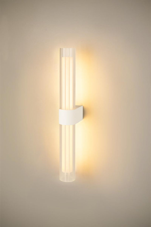 LYGANT double, Wandaufbauleuchte, 3000K, 11W, weiß