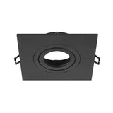 NEW TRIA 75 XL, Deckeneinbauring, 11x11x2,6 cm, schwarz