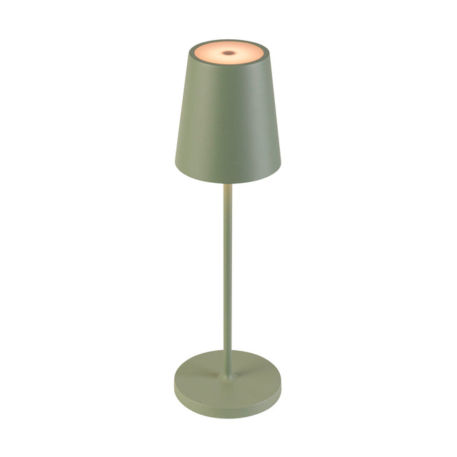 VINOLINA TWO, Akku, IP65, 2200/2700/3000K, TOUCH, lindgrün