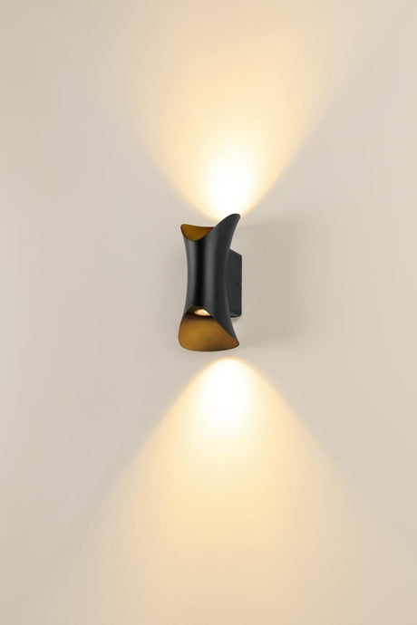 MODELA Wandleuchte Up/Down, 7,5W 770lm 2700K, schwarz