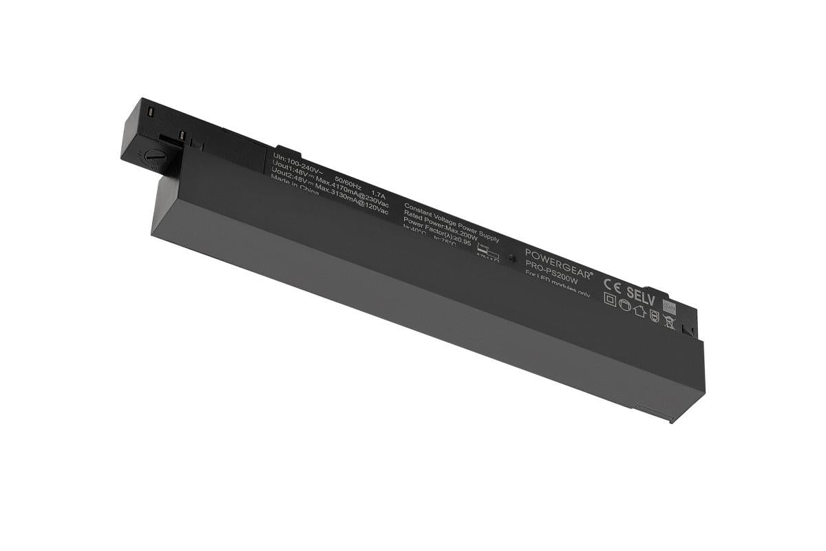 48V SYSTEM, Intrack LED Treiber 48VDC 200W 220-240V On/Of sw