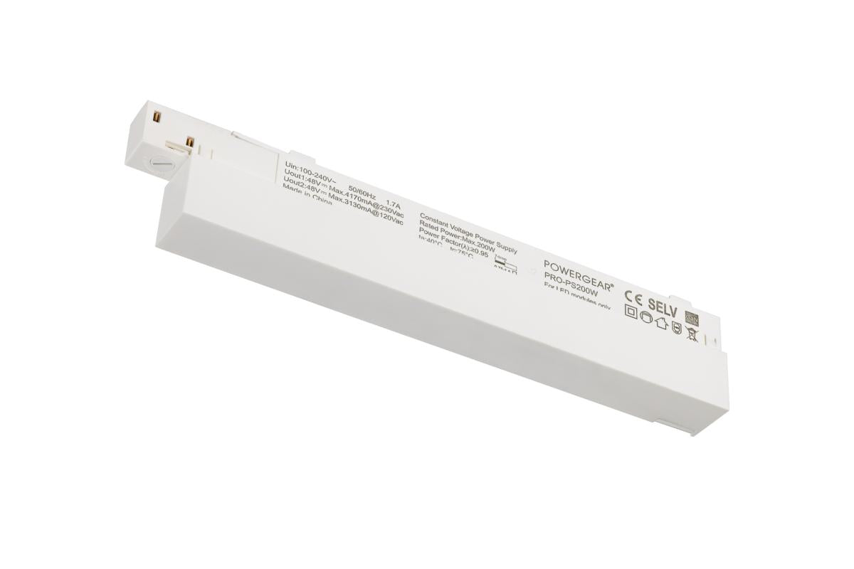48V SYSTEM, Intrack LED Treiber 48VDC 200W 220-240V On/Of ws
