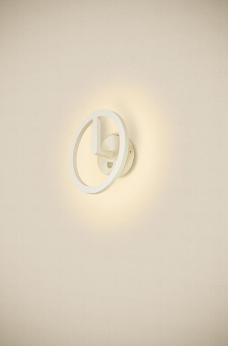 Q-RING, Wandleuchte, Sensor, 3000K, IP54, weiß