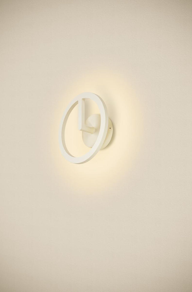 Q-RING, Wandleuchte, 3000K, PHASE, IP65, weiß