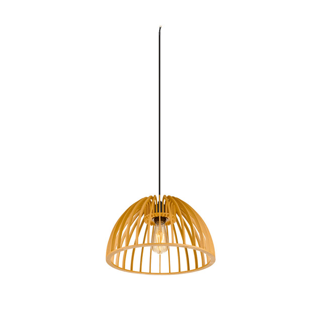 WUD Pendelleuchte E27 half round  1 x max. 60W schwarz