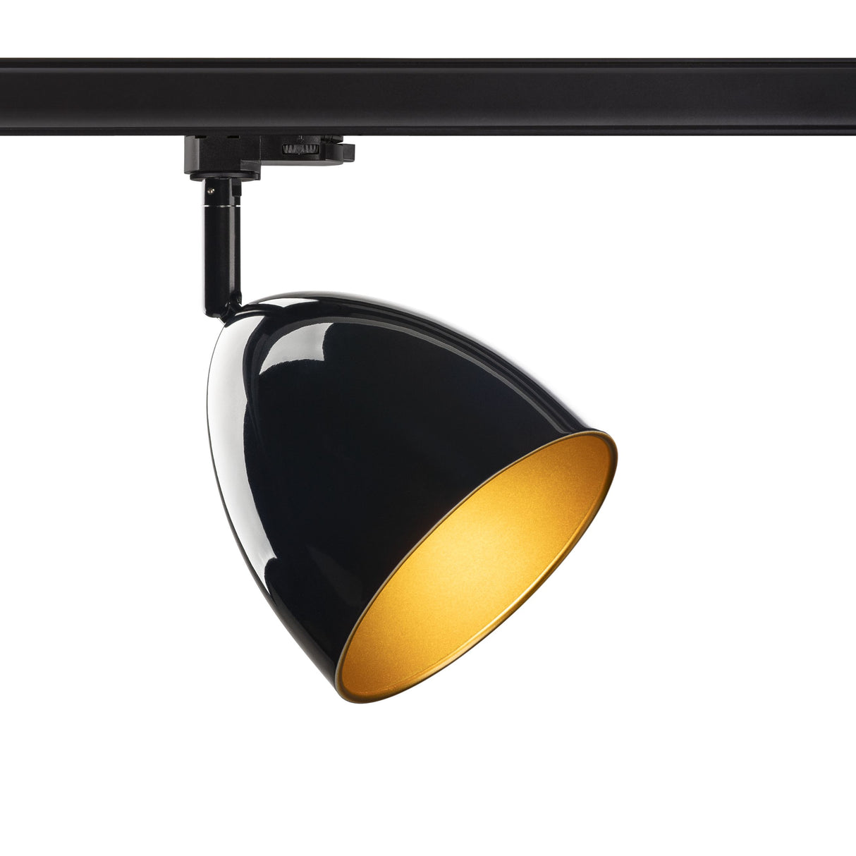 PARA CONE 14, 3 Phasen System Leuchte, GU10, schwarz/gold