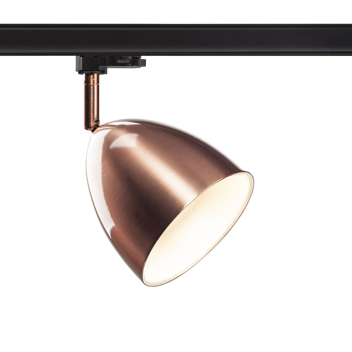 PARA CONE 14, 3 Phasen System Leuchte, GU10, kupfer/weiß