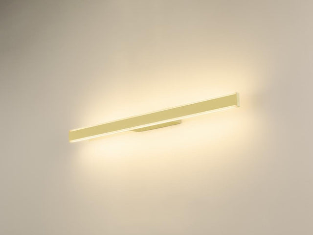 ONE LINEAR 70 wall-mounted lightUPDOWN 2700/3000K ws/messing