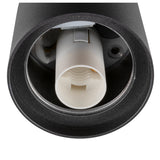 VARYT Deckenaufbauleuchte rund 1x max. 6W E14 schwarz
