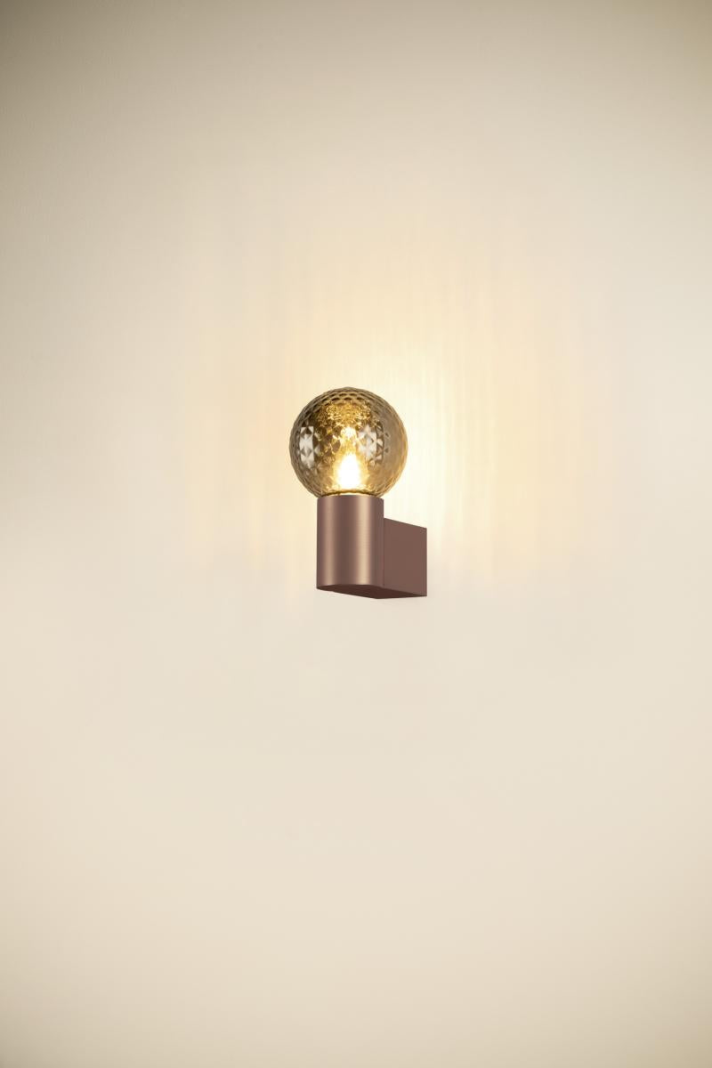 VARYT wall-mounted light rund 1x max. 6W E14 kupfer