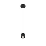 VARYT Pendelleuchte E14 Pendellänge 150cm 1x max. 6W schwarz