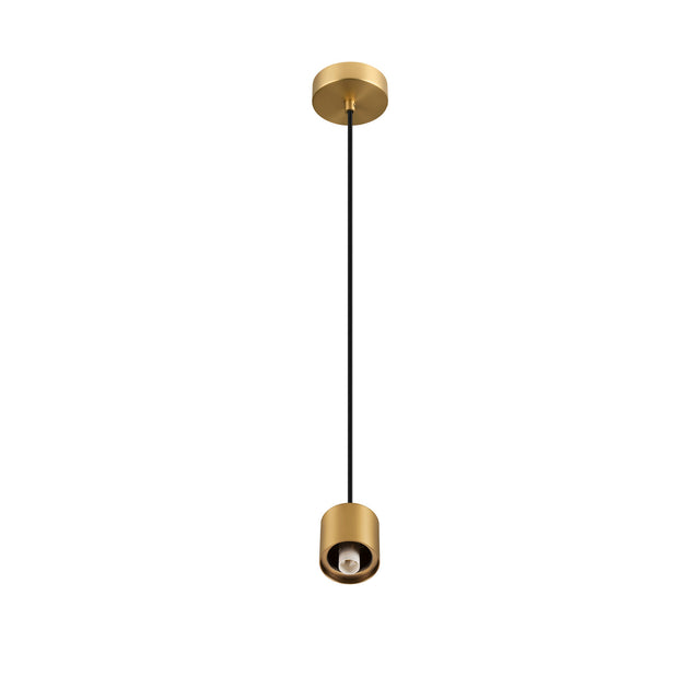 VARYT Pendelleuchte E14 Pendellänge 150cm 1x max. 6W messing