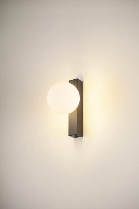 SUN wall-mounted light eckig 1x max 40W LED G9 PHASE schwarz
