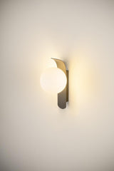 SUN wall-mounted light rund 1x max. 40W LED G9 PHASE schwarz