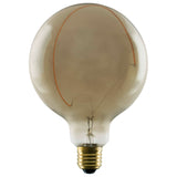 LED Illusion Globe 125 Crescent slanting  smokey E27 6W 1,9K