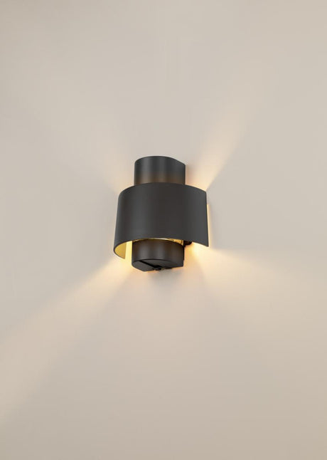 PHOTONI CYL wall-mounted light  1x max. 13W E27 schwarz