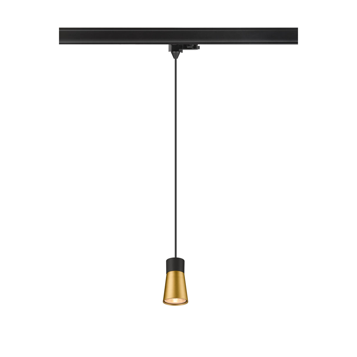 PURI 2.0 Cone 3~ Pendelleuchte GU10 max. 1x 6W  sw / gold