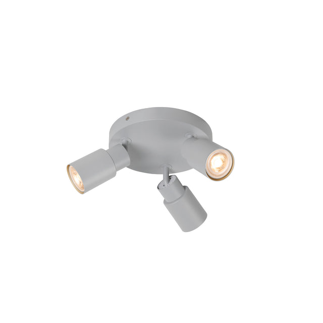 PURI 2.0 Tube rund max. 3x 6W GU10 grau
