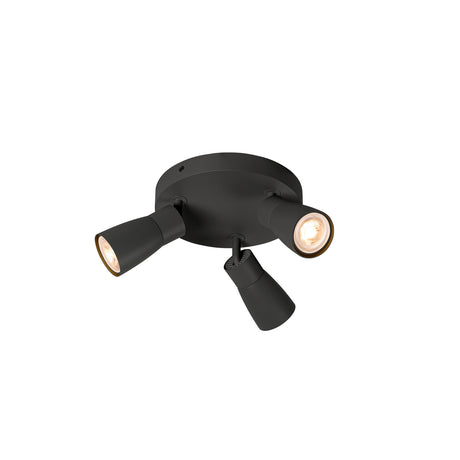 PURI 2.0 Dome rund max. 3x 6W GU10 schwarz