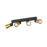 PURI 2.0 Cone long  max. 4x 6W GU10 schwarz / gold