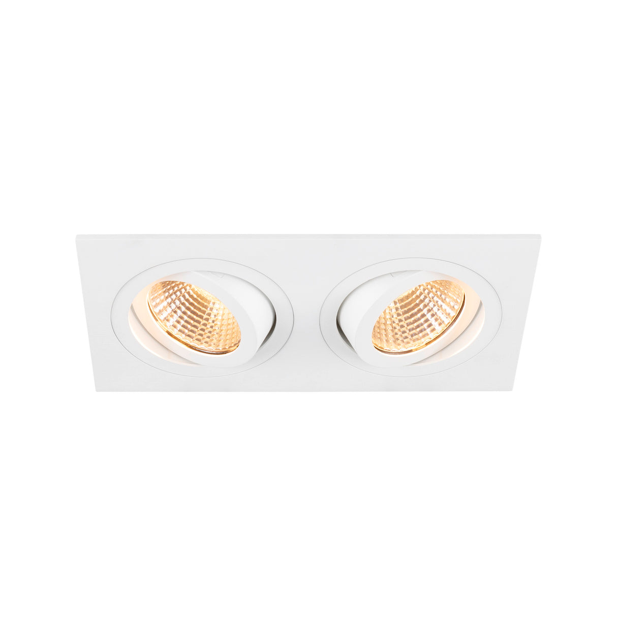 NEW TRIA 155  quadratisch 2700K zweiflammig PHASE 38° weiß