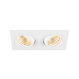 NEW TRIA 155  quadratisch 3000K zweiflammig PHASE 38° weiß